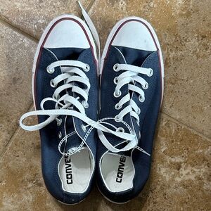 Converse Dark Blue and White Sneakers